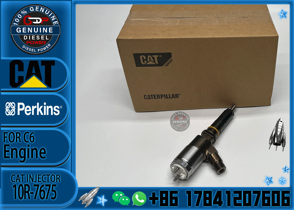 10R 7675 Fuel Injector 3264700 326-4700 for Caterpillar C6 C6.4 Engine CAT 320D Excavator