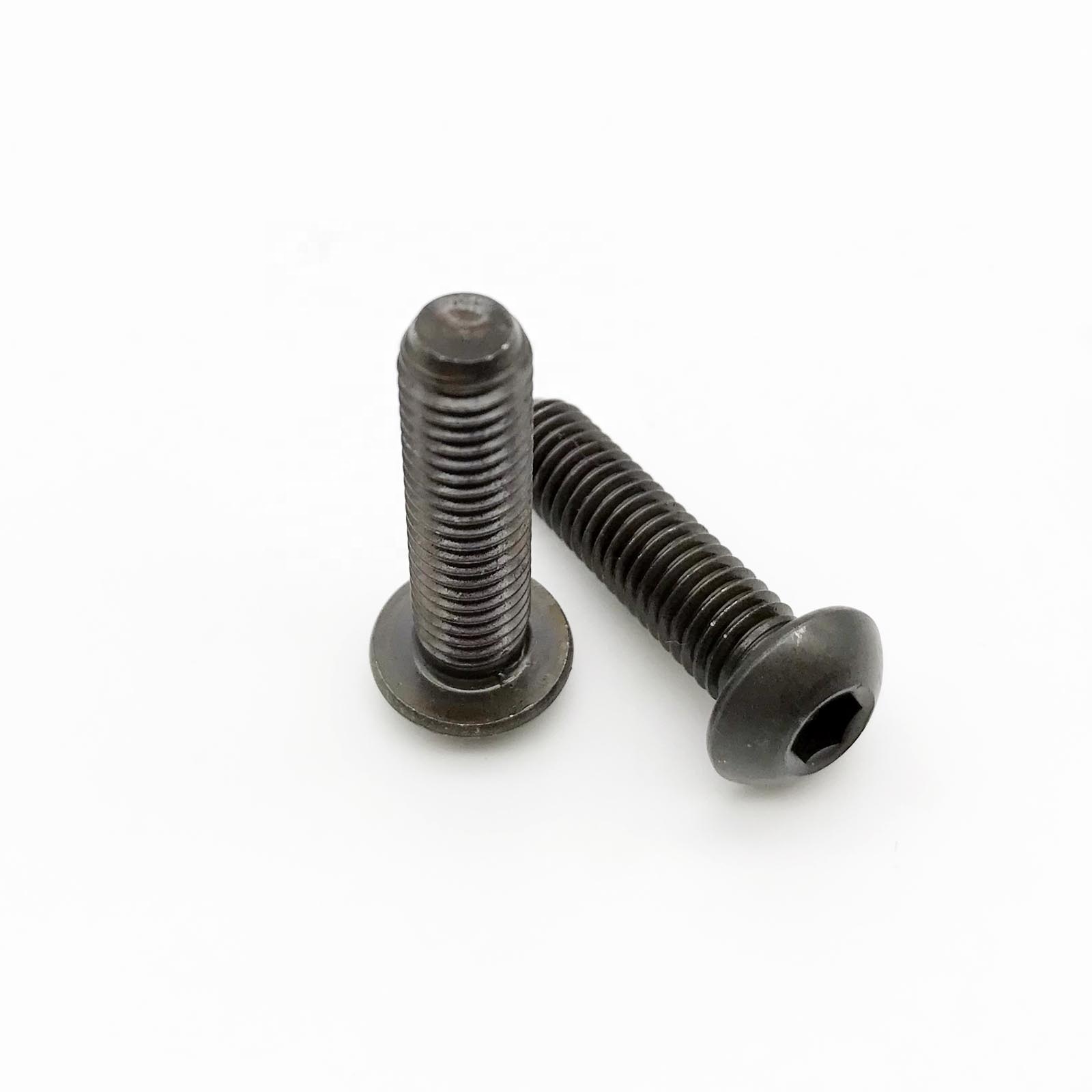 Black Finish 304 Stainless Steel Cup Head Socket Screw DIN912 Cylindrical Head Socket Bolt