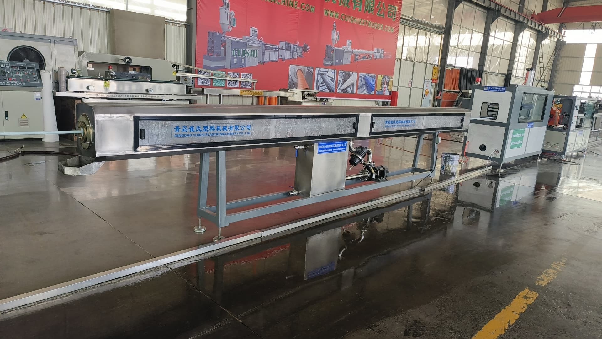 Full-automatic PE Pipe Extrusion Line with 120-800kg/hr Capacity and Made In Motor