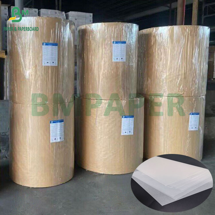 50g Deli Oil Proof Eco Friendly Sandwich Wrapping White Bleached Paper Roll (6)