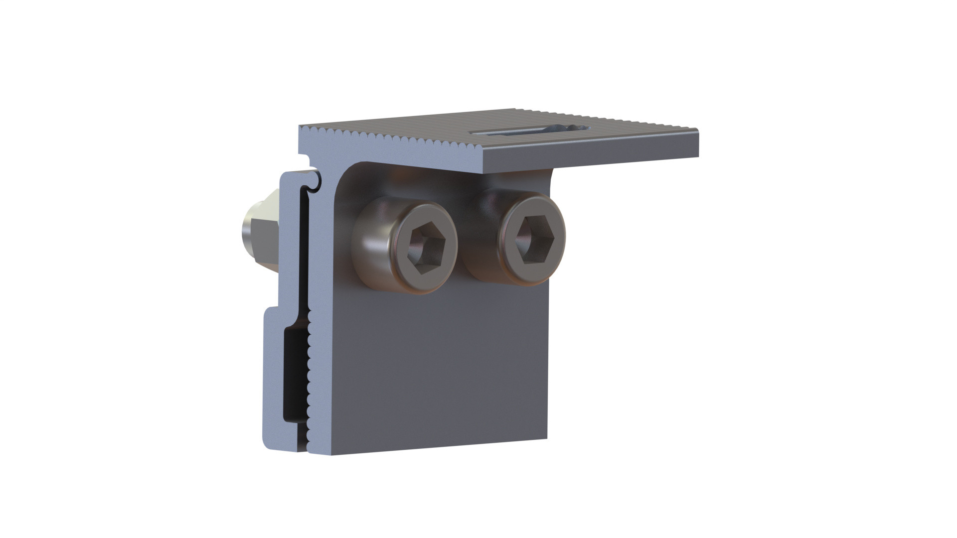 Residential Anodized Metal Roof Solar Mounting System Aluminum Standing Seam Clamps