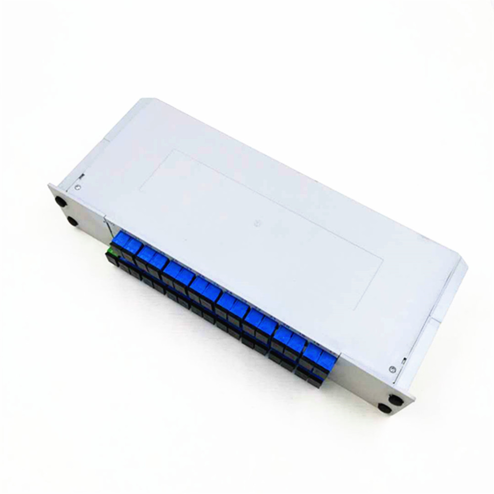 SC APC PLC 1X 32 1x16 single mode splitter fiber optical box 8 way FTTH PLC splitter with SC/UPC connector