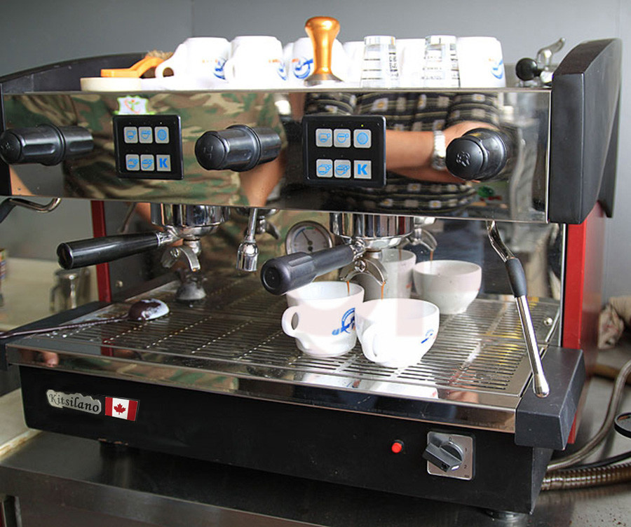 Kitsilano Semi-Automatic Coffee Machine, Snack Bar Equipment Espresso Vacuum Coffee Maker for Café Shop
