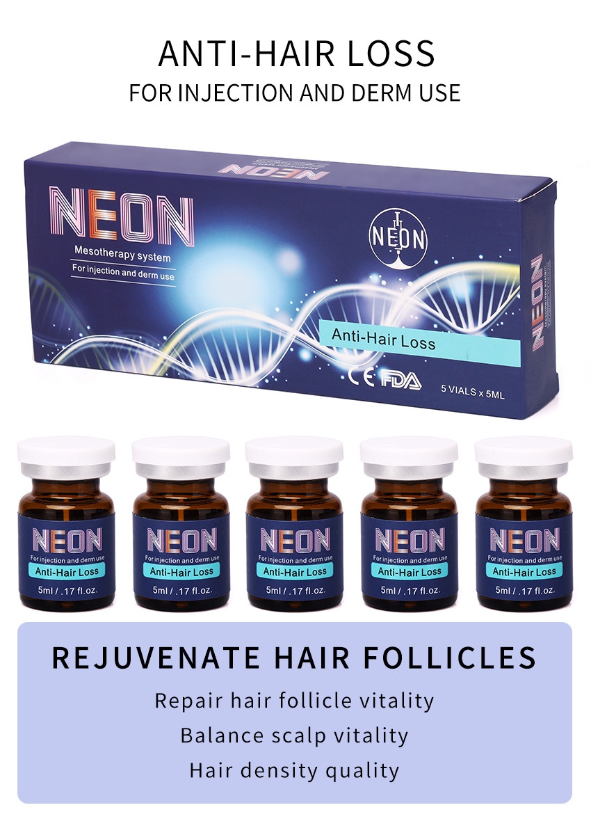 Original Anti Hair Loss Injection Treatment Hair Regrowth Essence Alopecia Areata Mesotherapy Serum For Hair