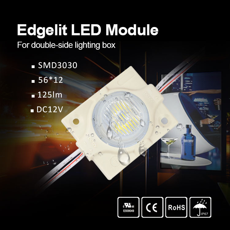 High Power 1.5W Edge Lite LED Module for Double Lighting Box and LED Sign