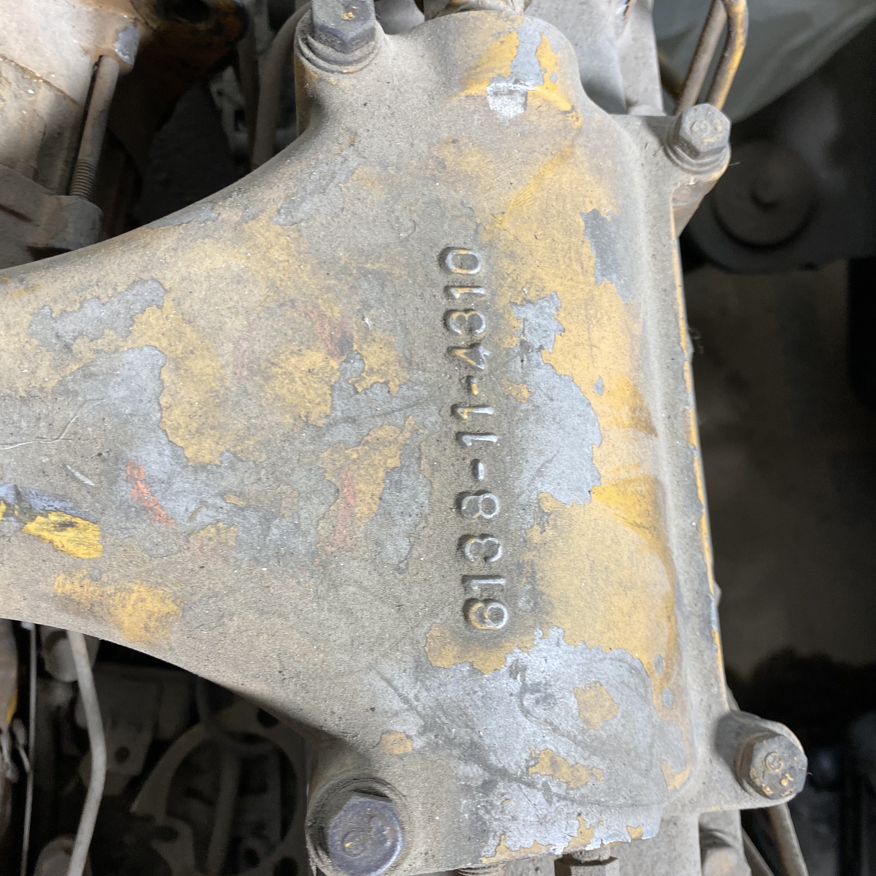 SA6D110-1 Excavators Engine Parts Single Cylinder Komatsu Motor 240KG