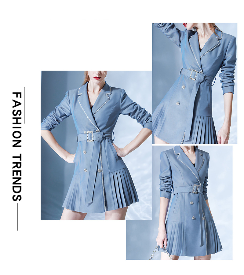 Nonwoven Weaving Method Women's Suits Tuxedo for Business Office in Spring and Autumn