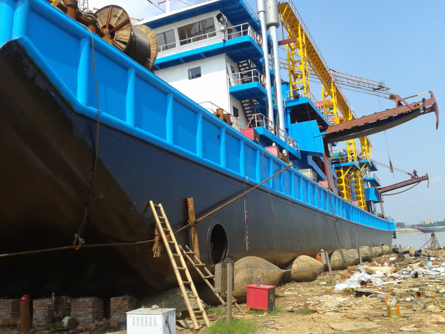 Marine Floating Ship Launching Airbags 5 Layers Boat Docking Inflatable