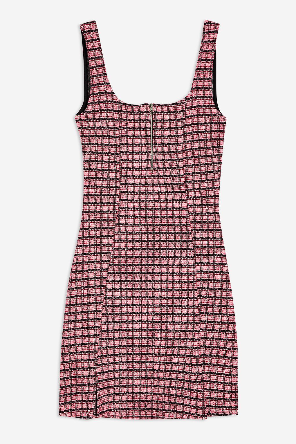 Gingham Women Dress Mini Summer Tank Dresses Ladies