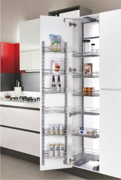 Pull Out Wire Basket Contemporary Kitchen Accessories Stainless Steel or iron
