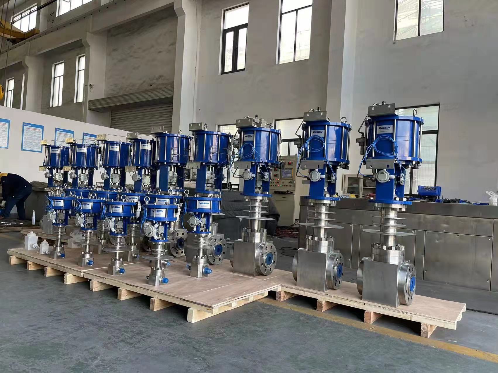 Hydraulic Cryogenic Pneumatic Actuated Globe Valve DN65 PN320 2500lb LNG