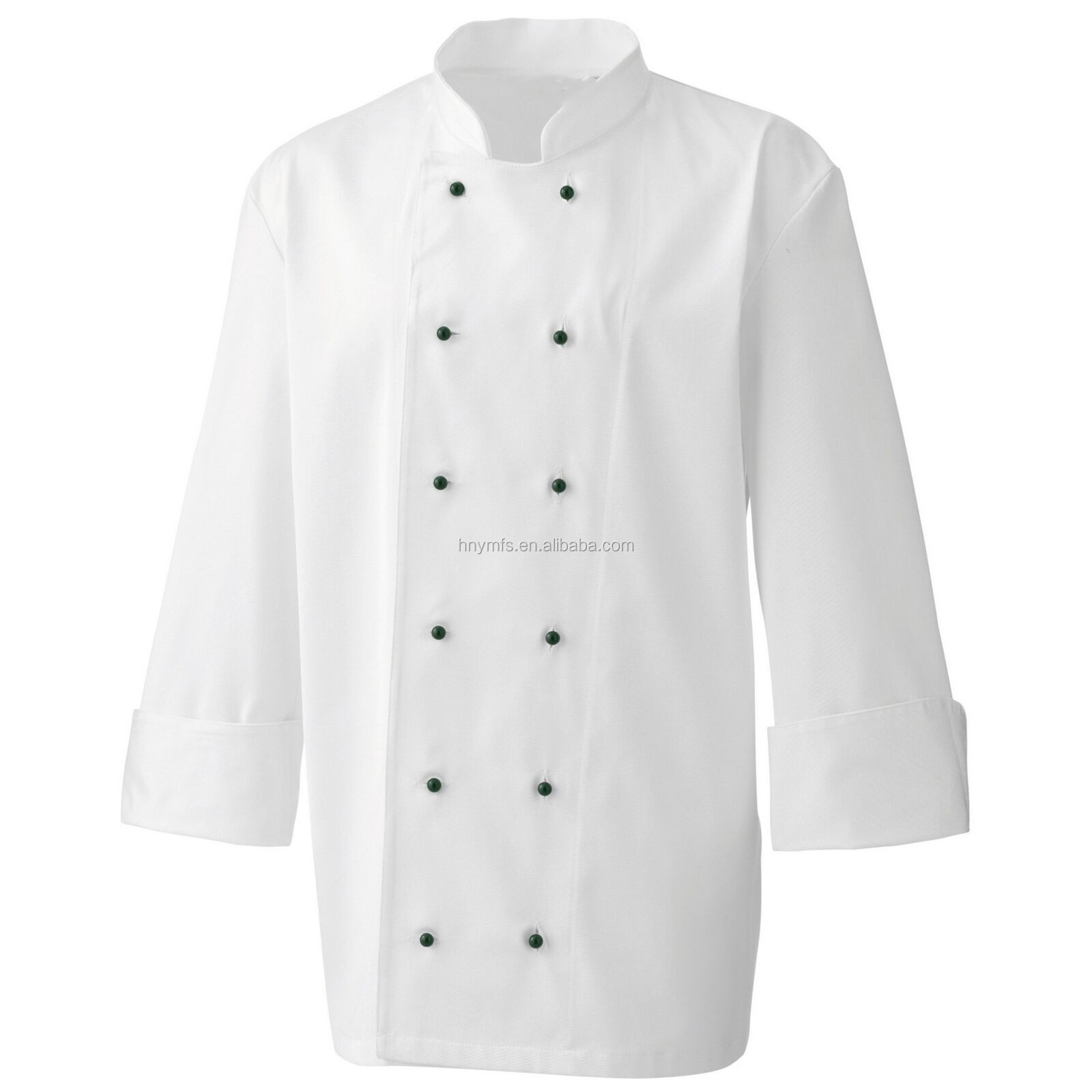 Double Buttons Unisex Design Pure Cotton Executive Chef Coats