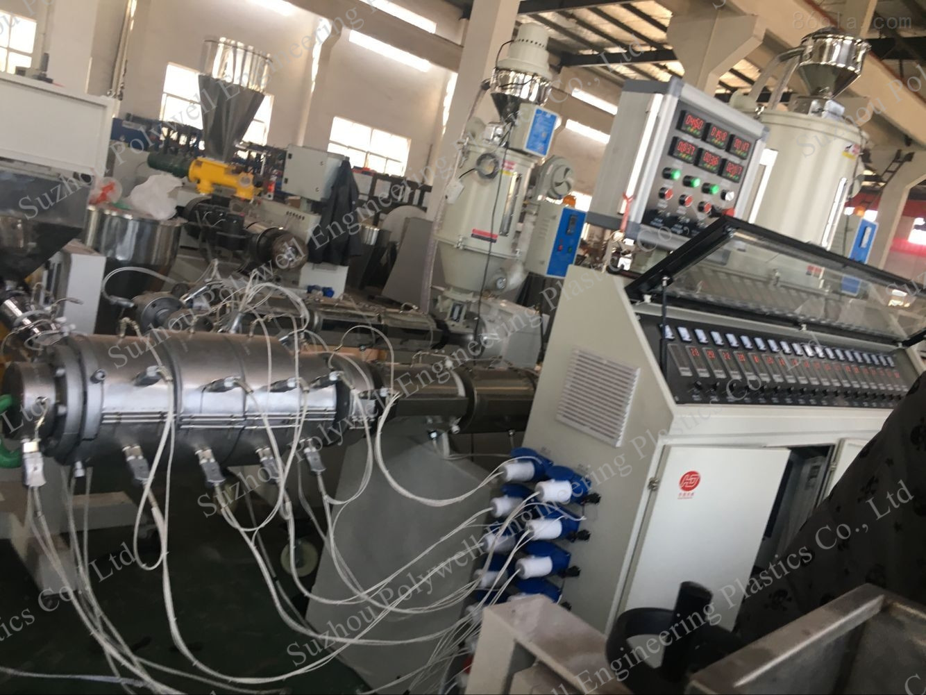 Plastic PPR Electricity Conduit Tube/ Water Pipe Machine PE Pipe Extrusion Machine HDPE Pipe Production Line