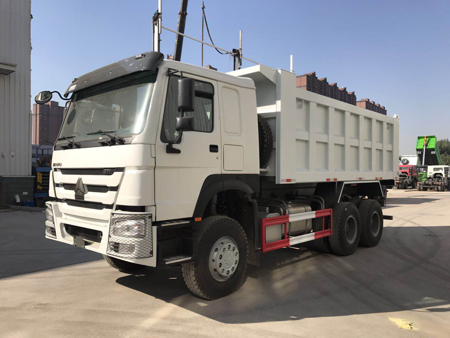 20M3 10 Wheeler Dump Truck 6x4 Sinotruk Howo7 Tipper Model For 40-50T