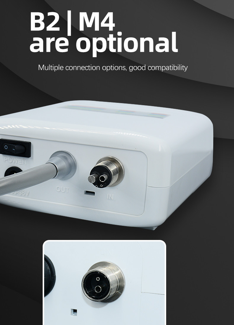 110V 220V Dental Laboratory Equipments Electric Motor With 1:5 Handpiece
