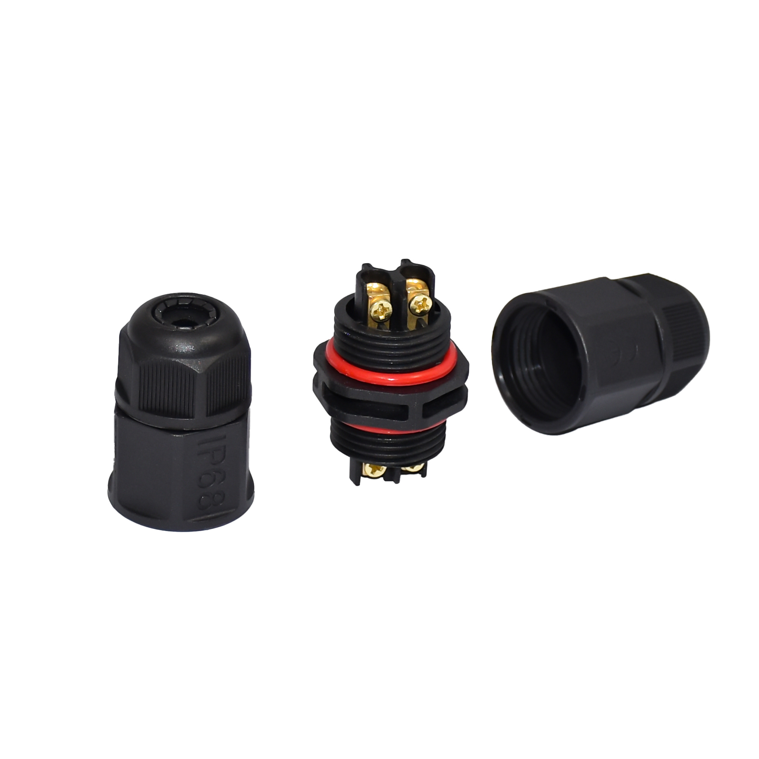 Rigoal LED Waterproof Connector L20 Industrial Electrical 2 Pin Connector