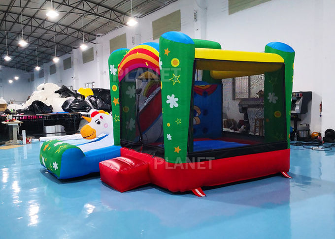 Oxford Inflatable Unicorn Bounce House Combo With Slip Slide 2 Years Warranty