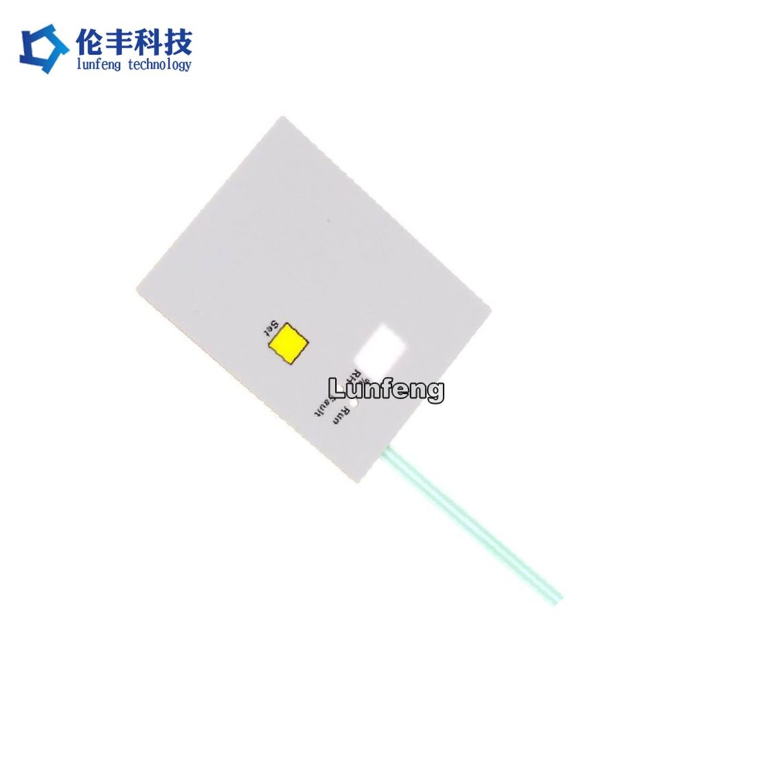 OEM 3M Adhesive Membrane Switch Keypad , Flat PET Membrane Switch