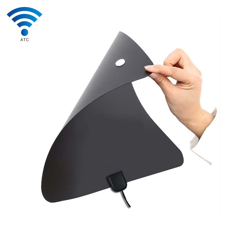 HDTV Indoor HD Digital Antenna 200MM Cable Length With Amplifier Signal Booster