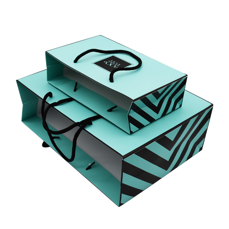 CCNB Custom Paper Shopping Bags CMYK Luxury Velvet Gift