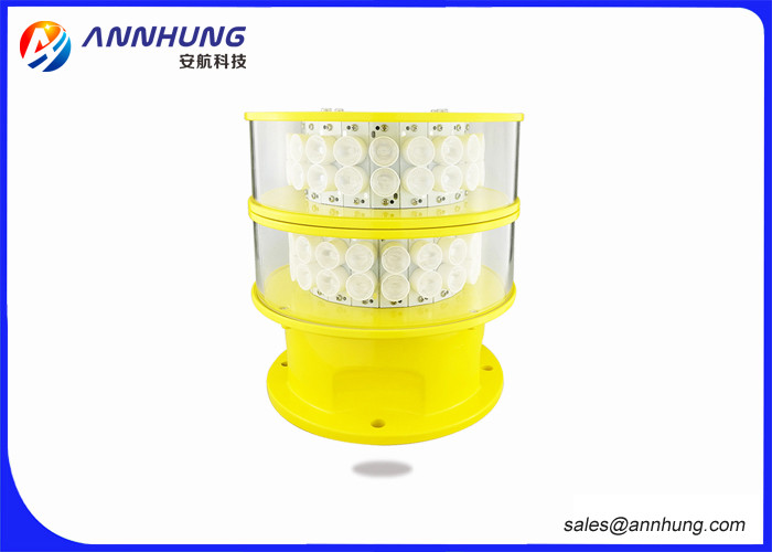 Medium - Intensity Aircraft Warning Light Resistant Heavy Rain And Storms