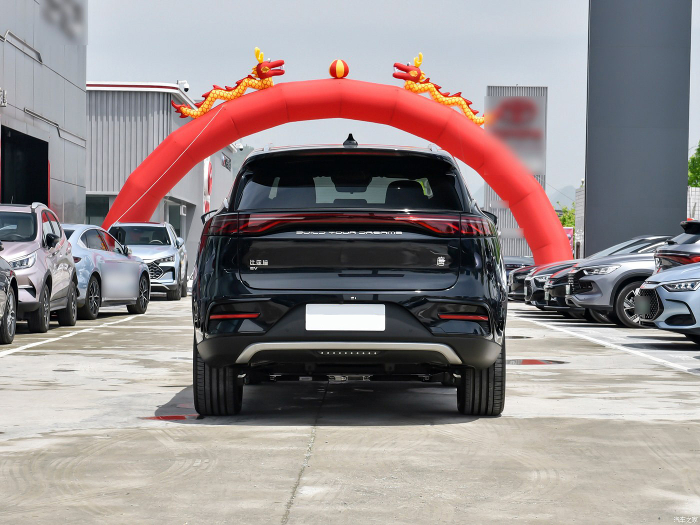 Byd Tang New Energy Vehicles 2024 EV Glory Edition Dragon Face Design