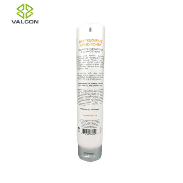 Big Size Sustainable Shampoo Packaging Grey Oriented Flip Cap Hot Stamping
