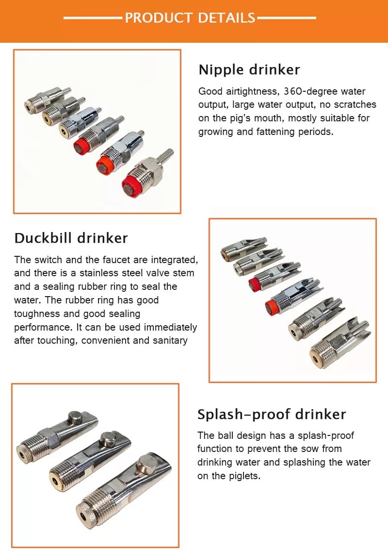 304 201 Stainless Steel Cattle Drinkers For Pig Farm