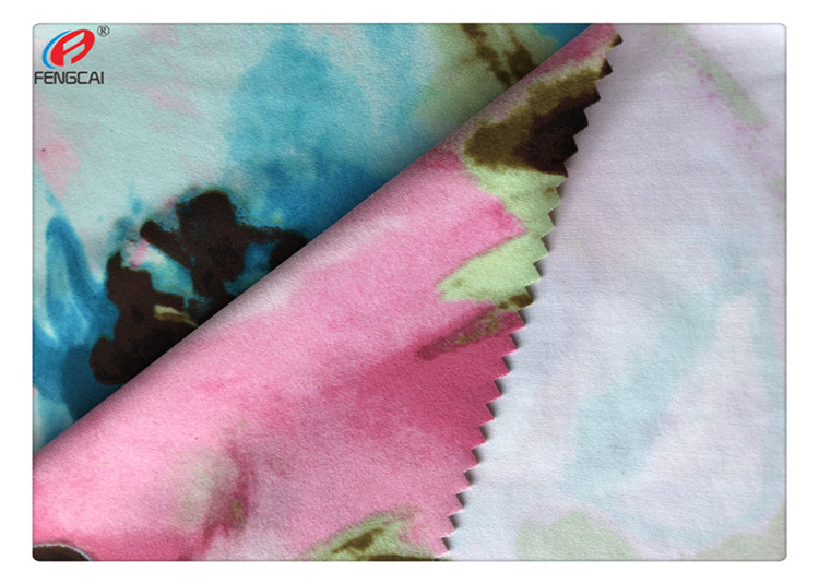 Printed Recycled 4 Way Stretch Nylon Spandex Fabric for Swimsuit