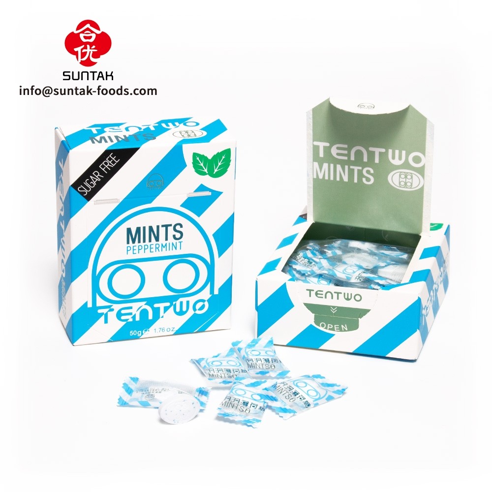 Peppermint Flavor Sugar Free Mints Candy Strong Mints Candy