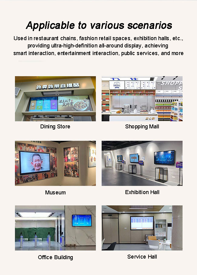 High Resolution High Brightness Kiosk Media Screen 21.5 Inch Wall Mount Digital Signage Advertising Player