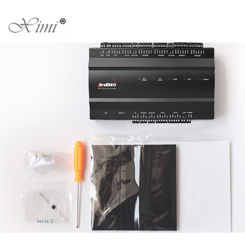 Fingerprint Access Control Board Inbio260 Access Controller Panel With Power Protect Box