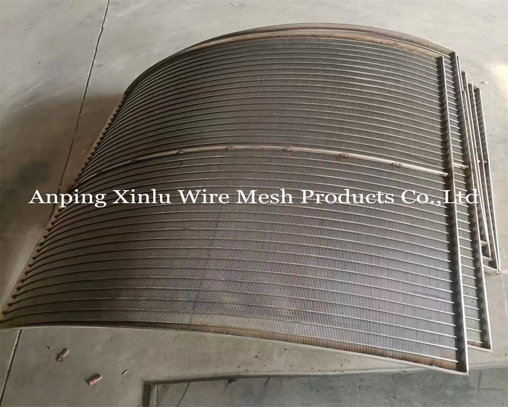 Wedge Wire Support Wire Flat Bed Panels Height 4.5X 5.5mm and Profile Wire 2.3*3.5mm