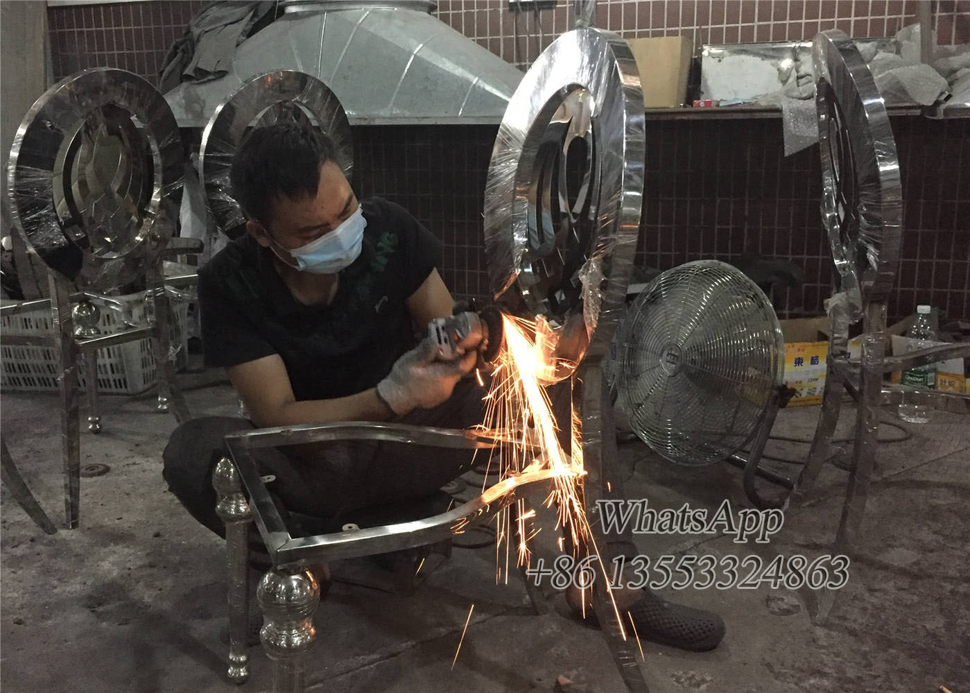 Low Price Stainless Steel Chairs Manufacturer from CHINA (YS-14)