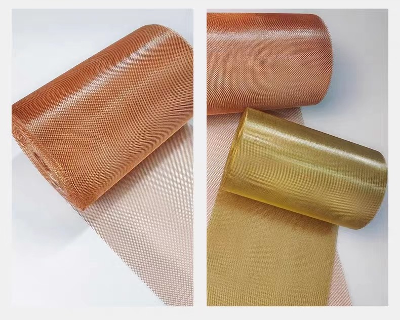 Anti Corrosion Brass / Cooper Expanded Metal Mesh For Electromagnetic Shielding
