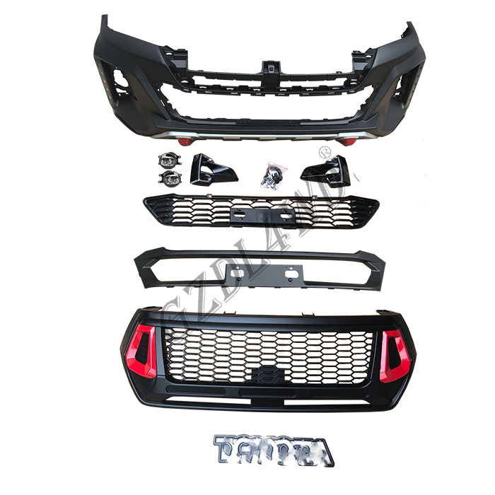Matte Black Front Bumper Kits For Toyota Hilux Revo To Rocco