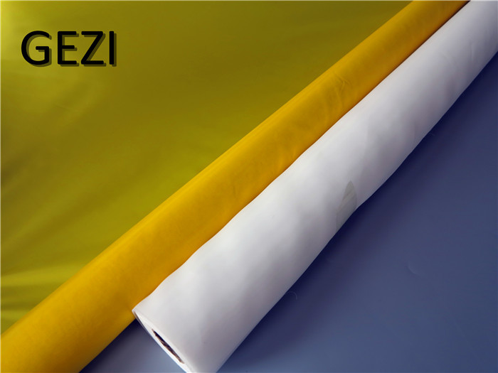 150t Yellow Silk Screen Fabric Mesh , T - Shirt Printing Polyester Monofilament Mesh