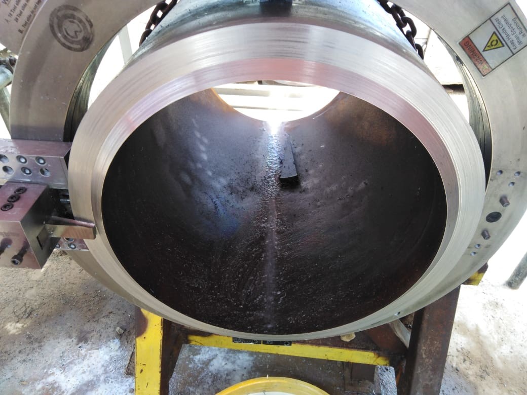 Cold Cutting And Beveling Machine Portable Tube 2000L / Min