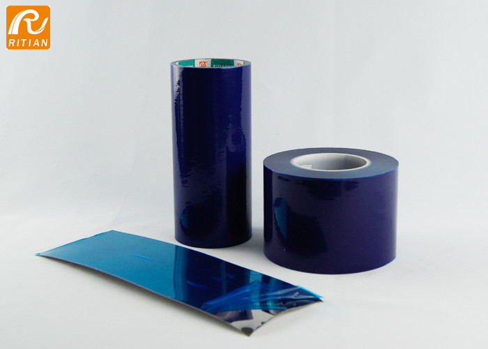 Blue Clear PE Film Anti Scratch Heat Resistant Window Door Glass Metal Protective Film
