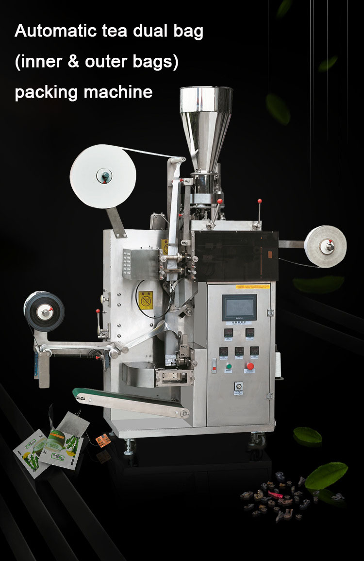 Mixed Flower Tea Inner Filter Paper Tea Bag With String And Tag Packing Machine with 1
