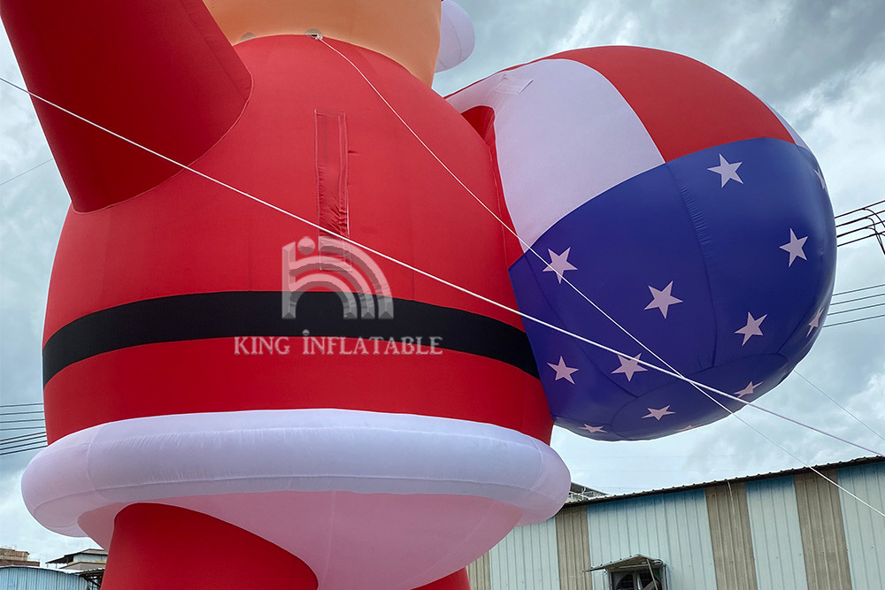 Giant Inflatable Christmas Santa Claus 6m 8m 10m Commercial Outdoor Display Advertising