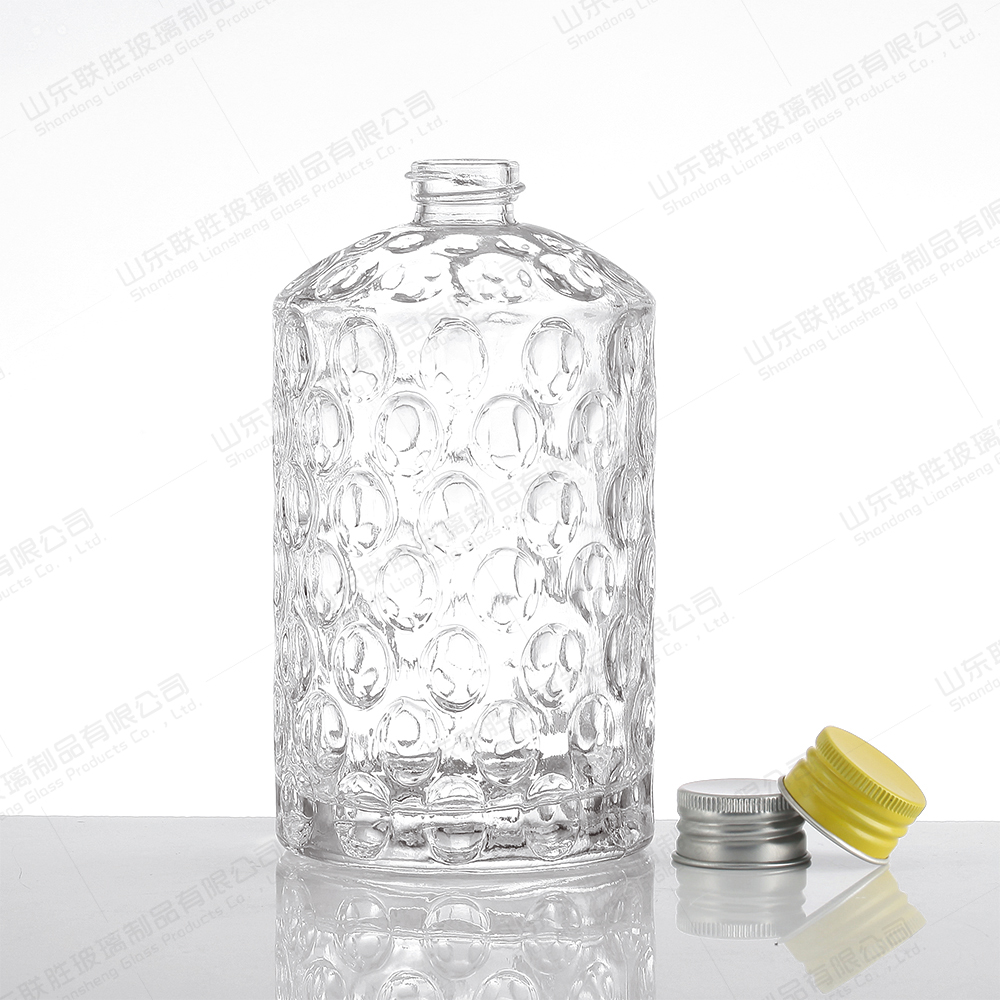 700ml 1L Glass Liquor Bottle for Screw Cap Gin Whiskey Vodka Rum Spirit