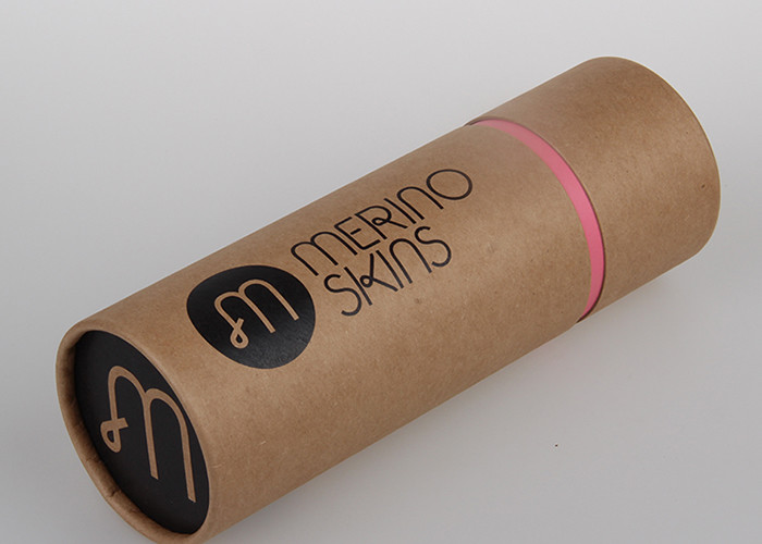 Kraft Paper Tube Packaging Gift Box Designs T - Shirt Label Printing Paper Tube