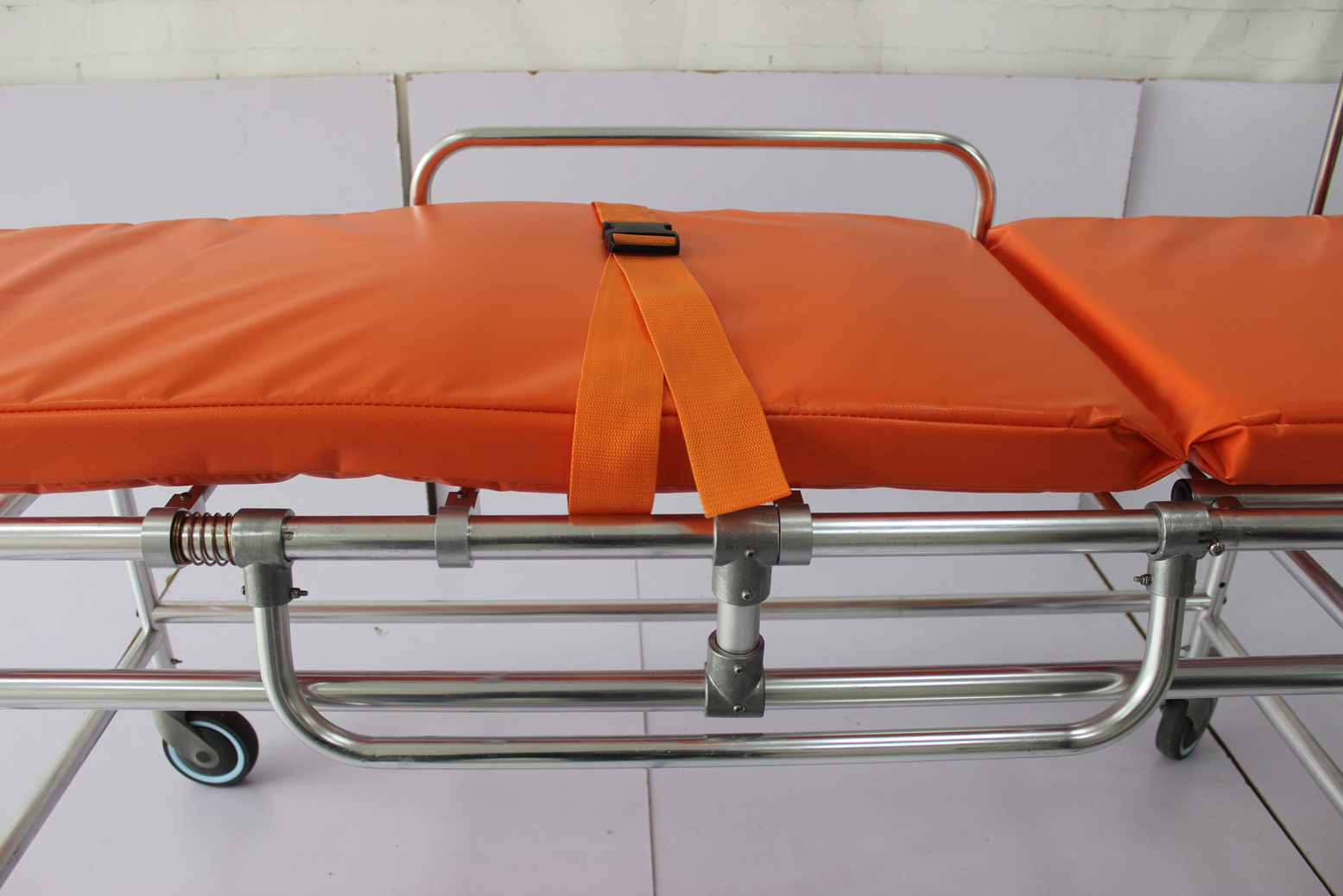 190CM & 21inch Hospital Stretcher Patient Transfer Trolley Aluminum Alloy Non Magnetic Cart