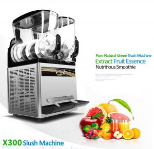 Buy cheap 12+12L commercial slush machine for sale Snack Food Machinery product