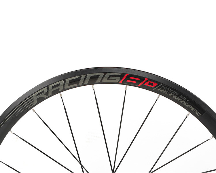 OEM Four Axle Alloy Road Bike Wheels , Aluminum Wheelset 700C Quick Release