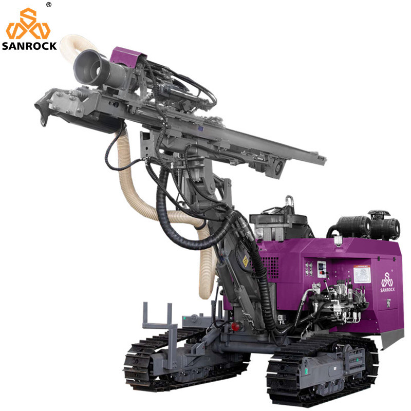 Crawler Borehole Drilling Rig Mining Machinery Hydraulic Top Hammer DTH Drilling Rig
