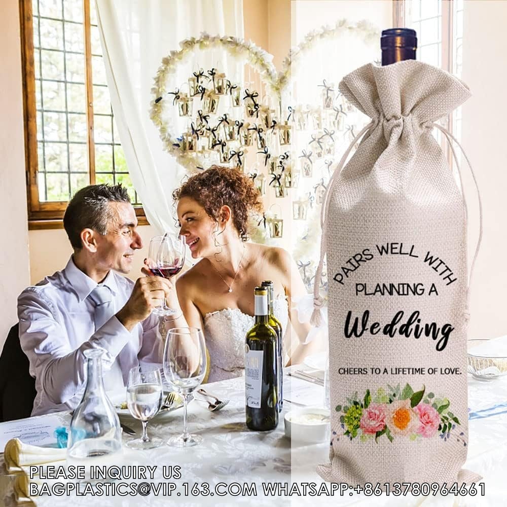 Gift Promotion Gifts For Coworkers Wine Bag Goodbye Farewell Leaving Gift For Coworkers Boss Employee Drawstring