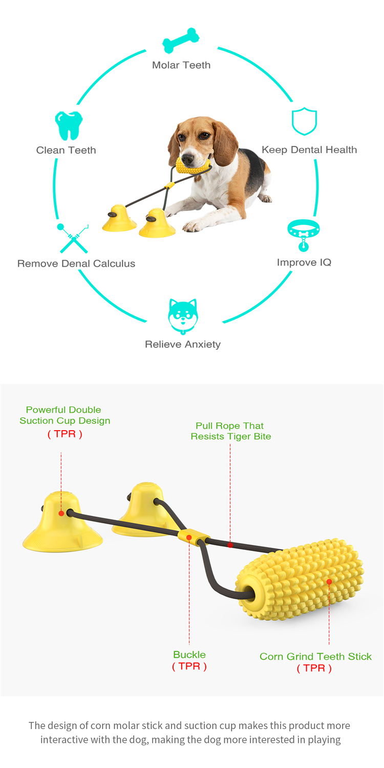 Manufacturers Wholesale Pet Dog Chew Toys Molar Bite Toy Dog Toothbrush Stick Tooth Cleaning Toy