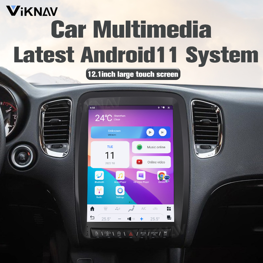 Car Radio Android Head Unit For Dodge Durango 2014-2016 With Carplay